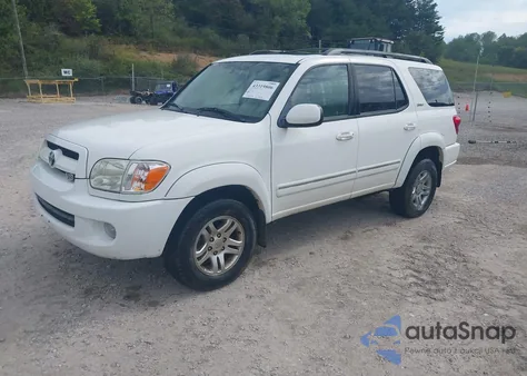2007 Toyota Sequoia Sr5 from USA, damaged, VIN 5TDBT44A67S279813